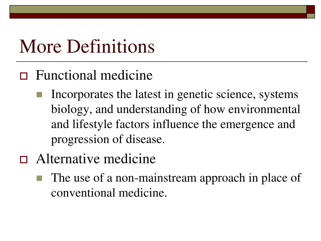 more definitions