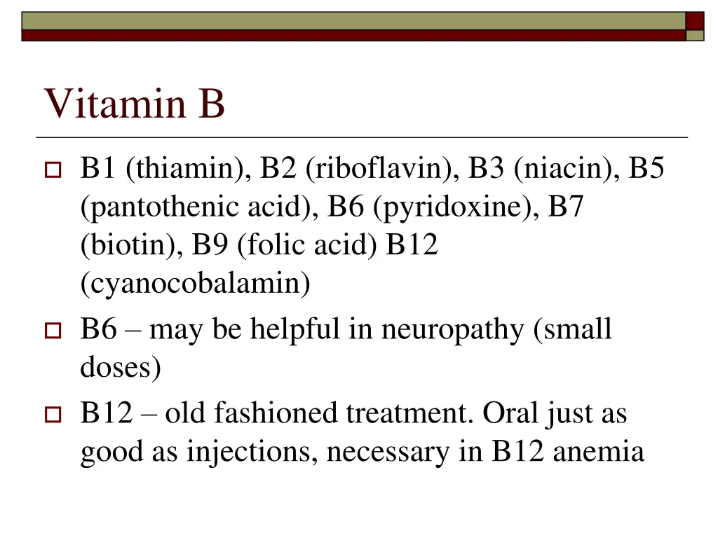 vitamin b