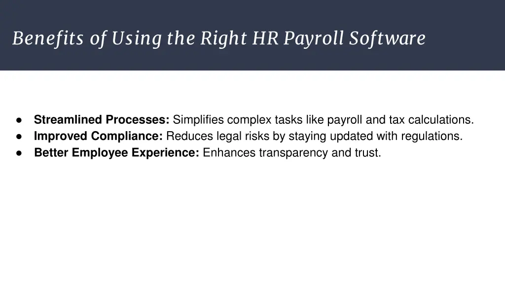 benefits of using the right hr payroll software