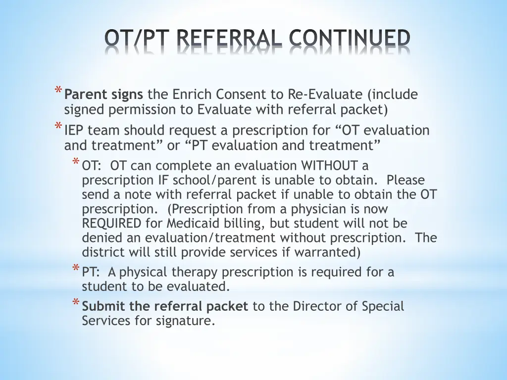 ot pt referral continued