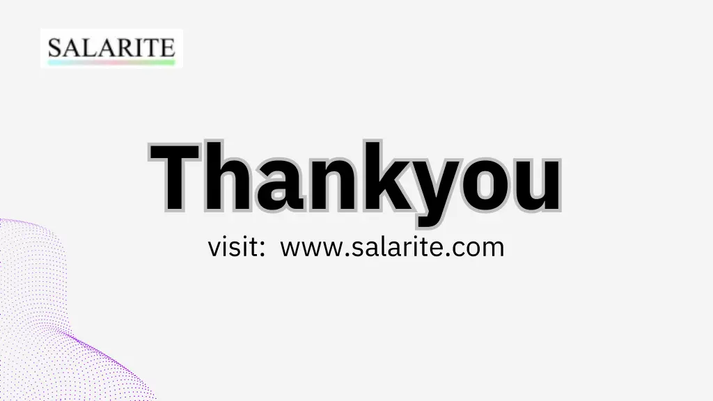 thankyou thankyou visit www salarite com