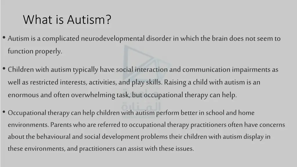 what is autism autism is a complicated