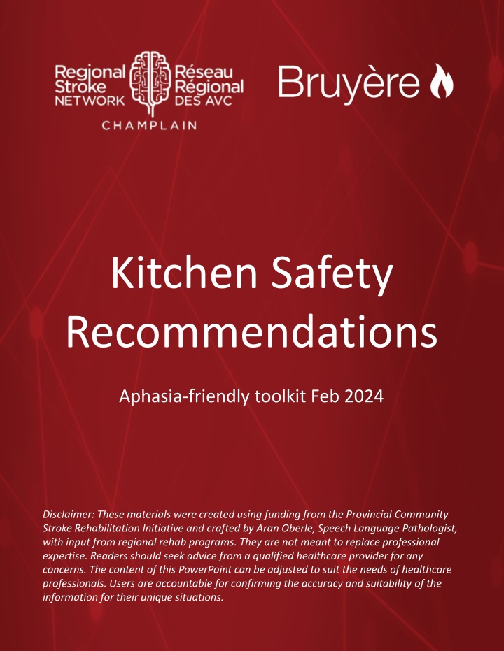 kitchen safety recommendations