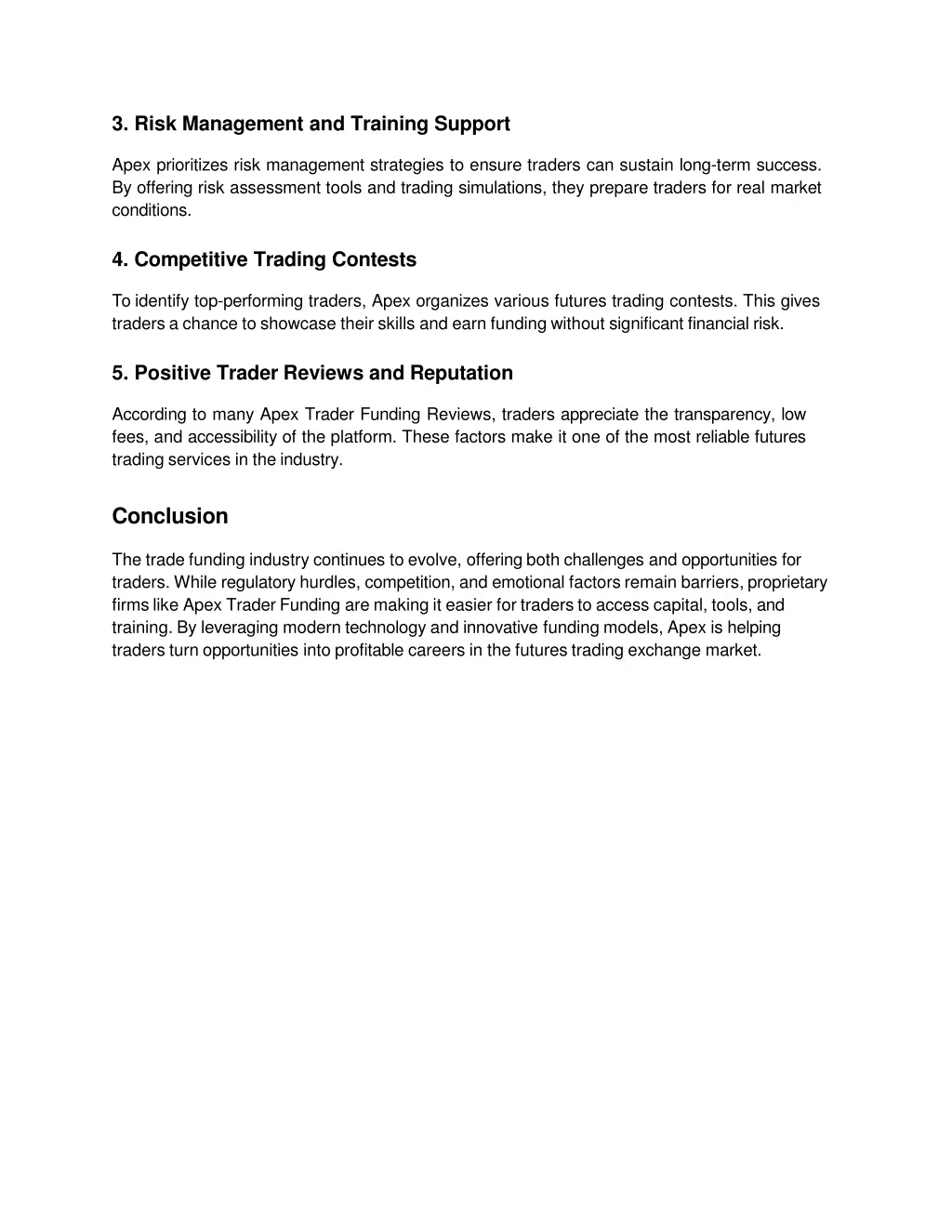 3 risk management and training support