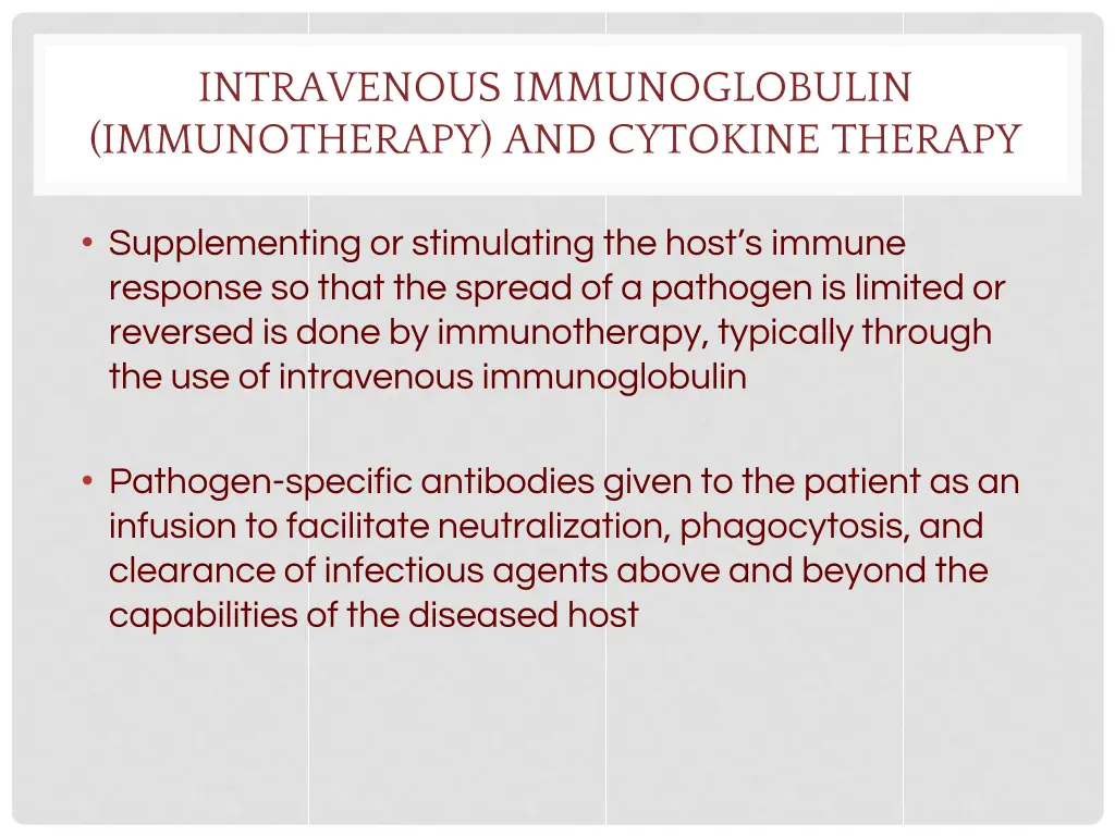 intravenous immunoglobulin immunotherapy