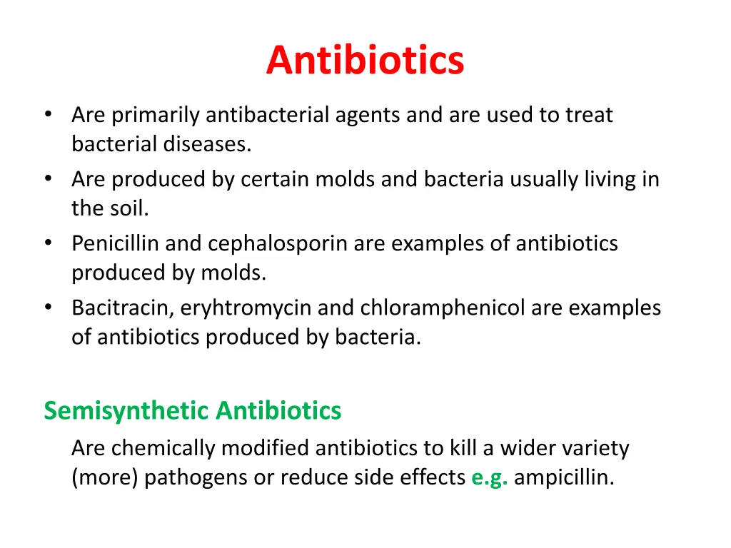 antibiotics