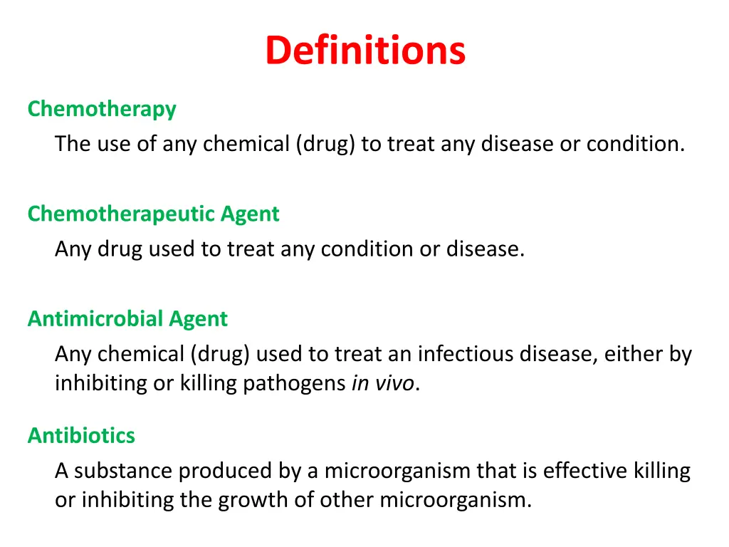 definitions