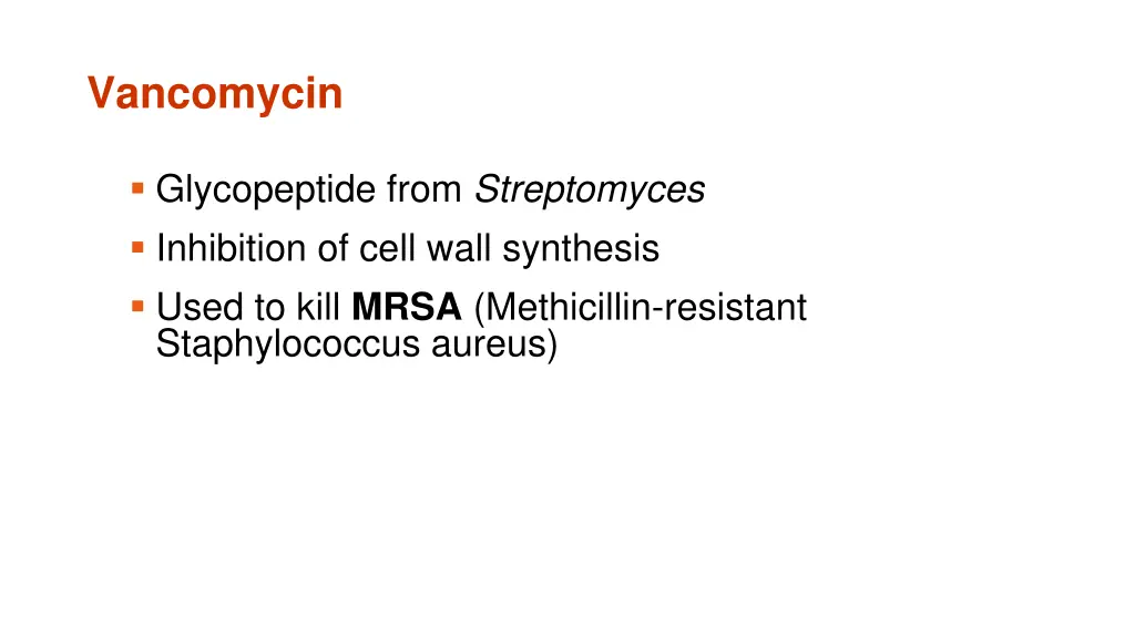 vancomycin