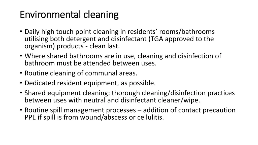 environmental cleaning environmental cleaning