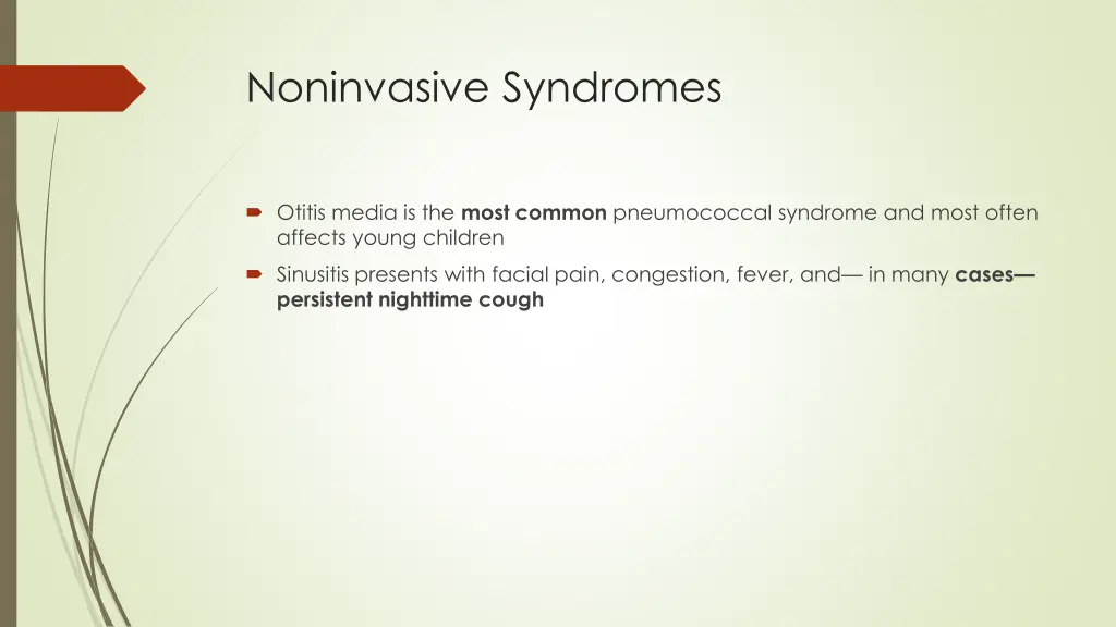 noninvasive syndromes