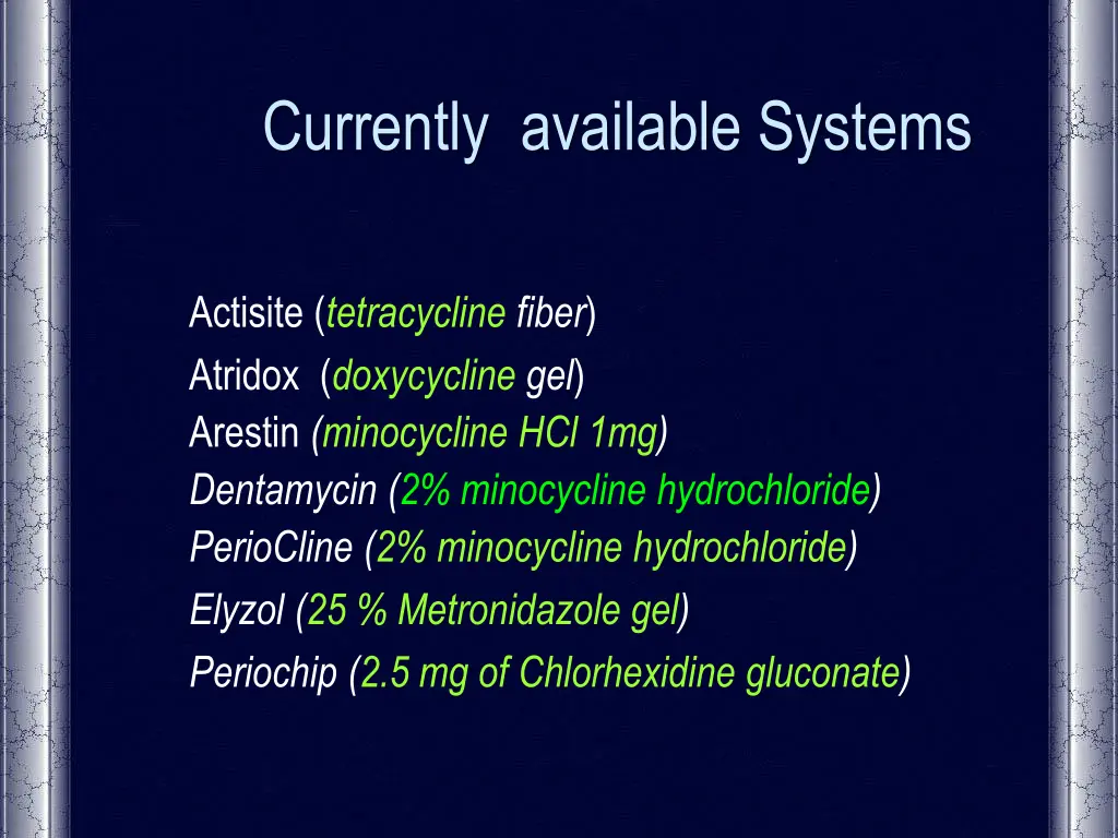 currently available systems