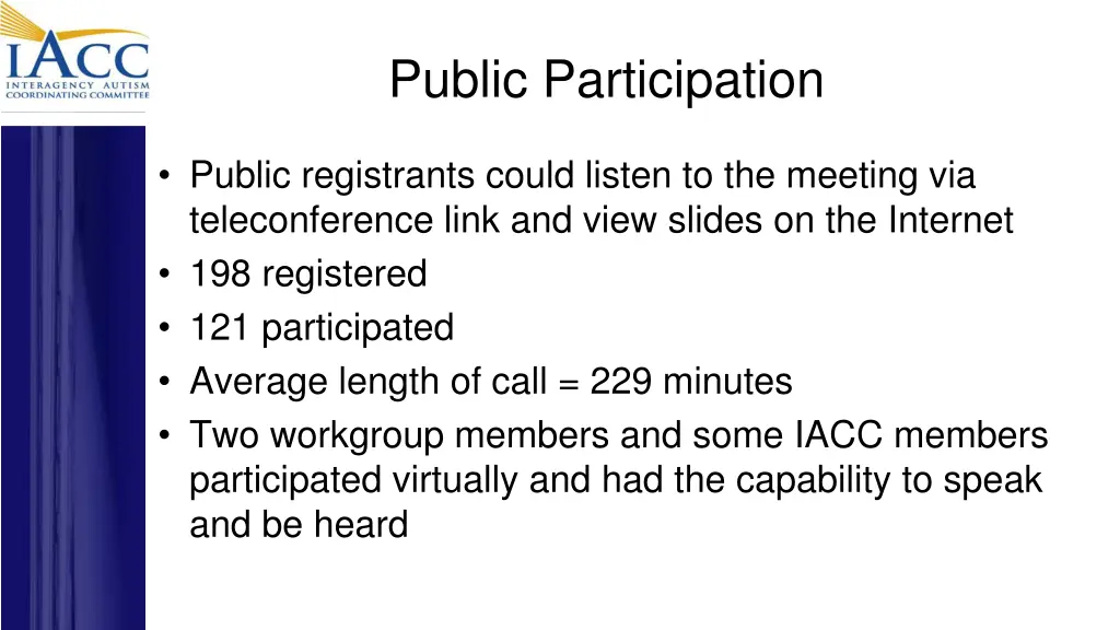 public participation