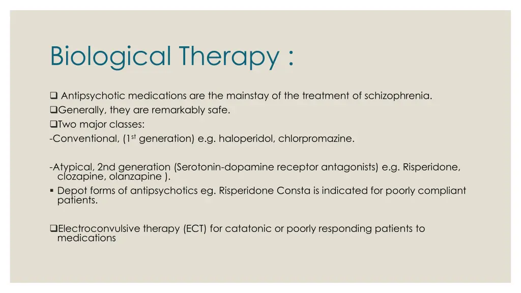 biological therapy