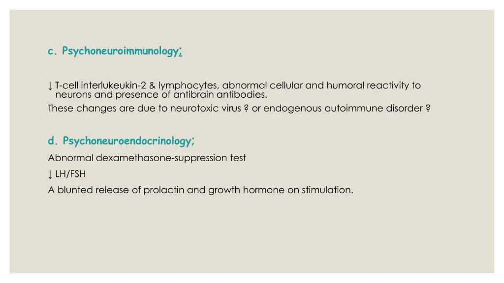 c psychoneuroimmunology