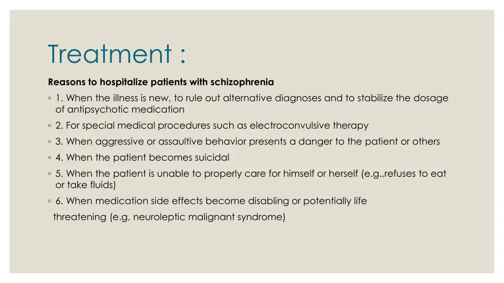 treatment
