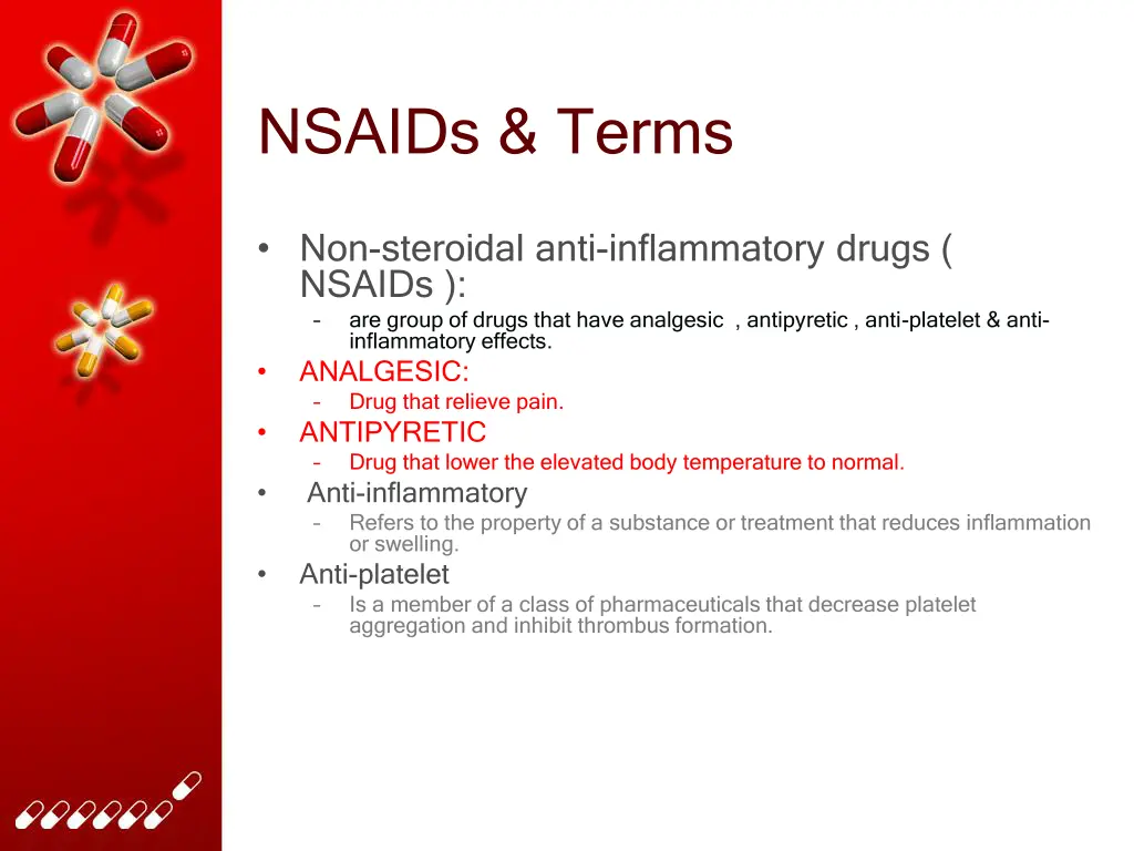 nsaids terms