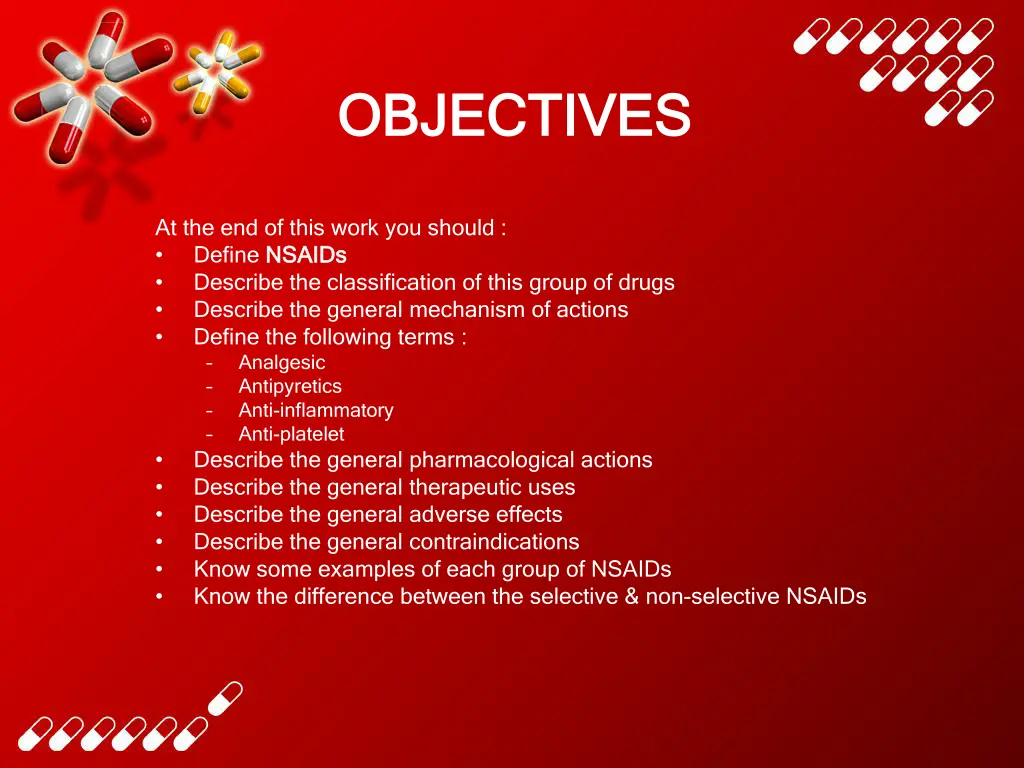 objectives objectives
