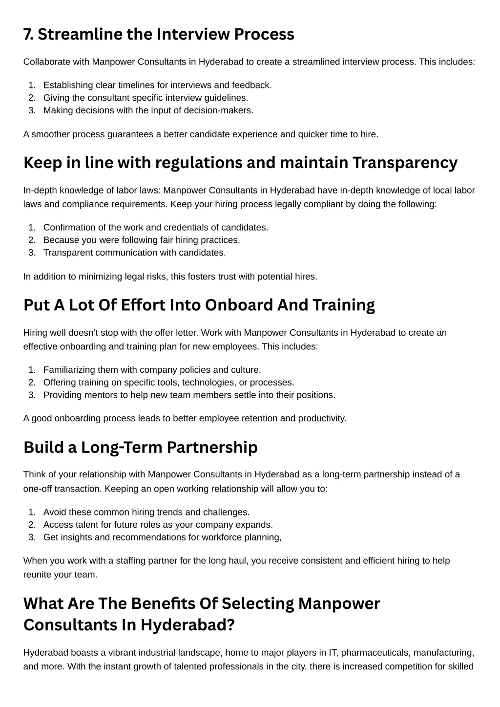 7 streamline the interview process