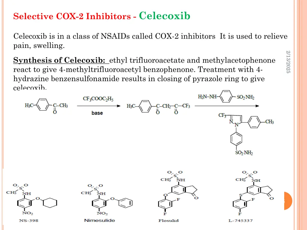 selective cox 2 inhibitors celecoxib