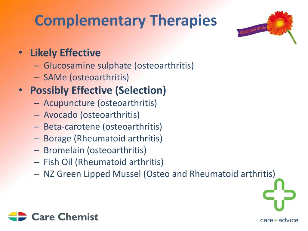 complementary therapies