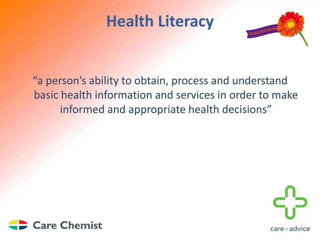 health literacy