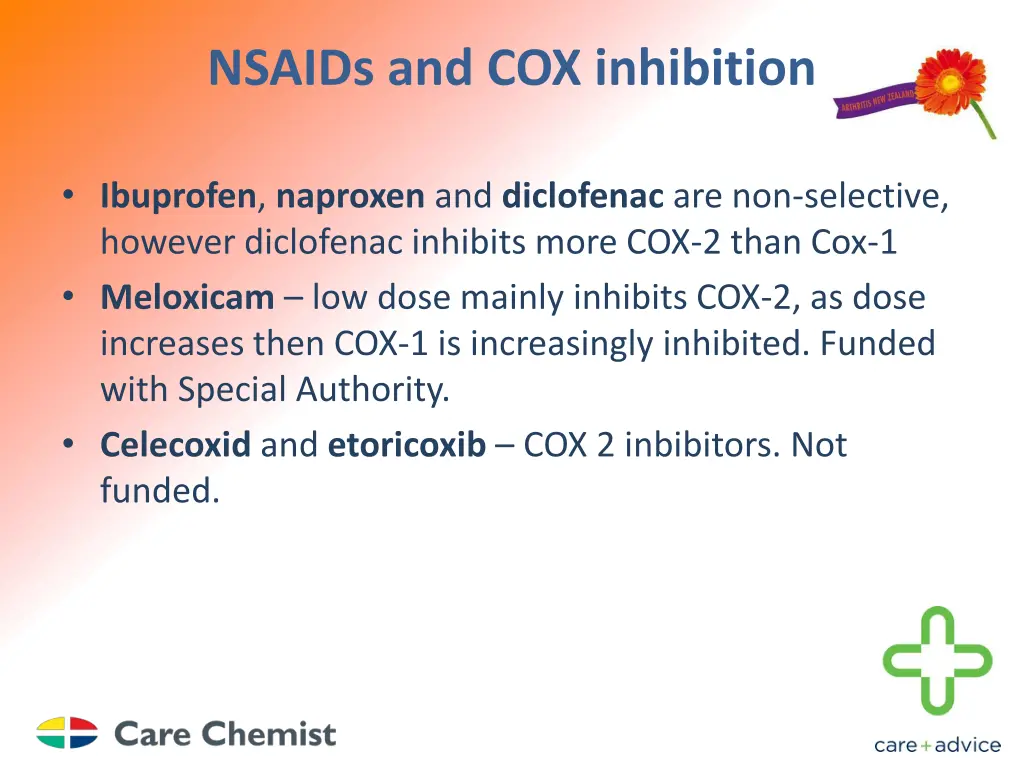 nsaids and cox inhibition