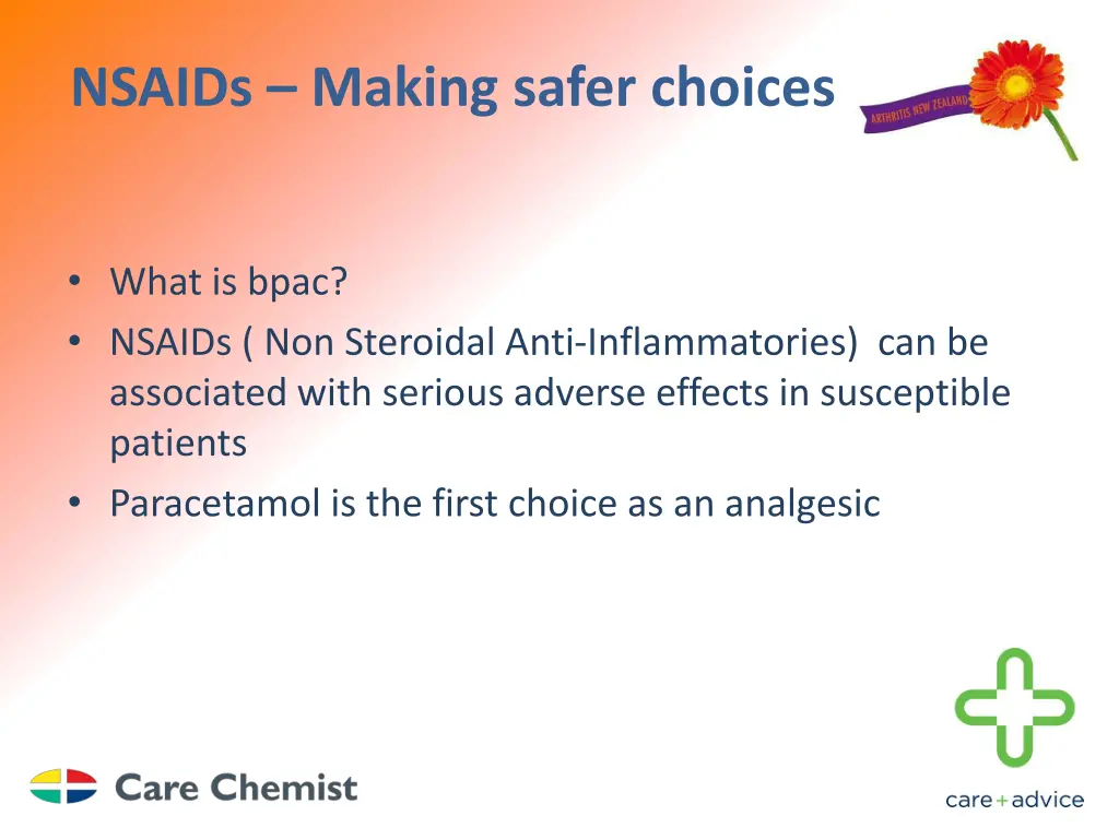 nsaids making safer choices