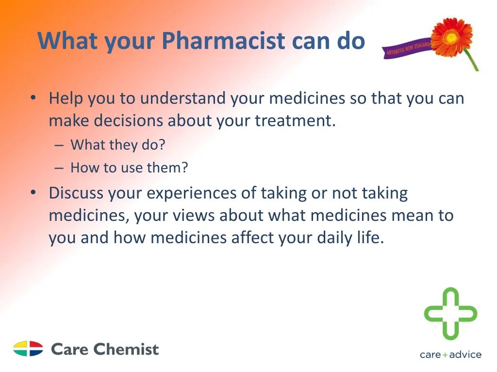 what your pharmacist can do