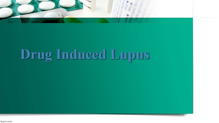 drug induced lupus