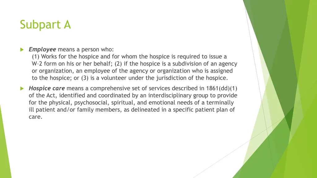 subpart a 1