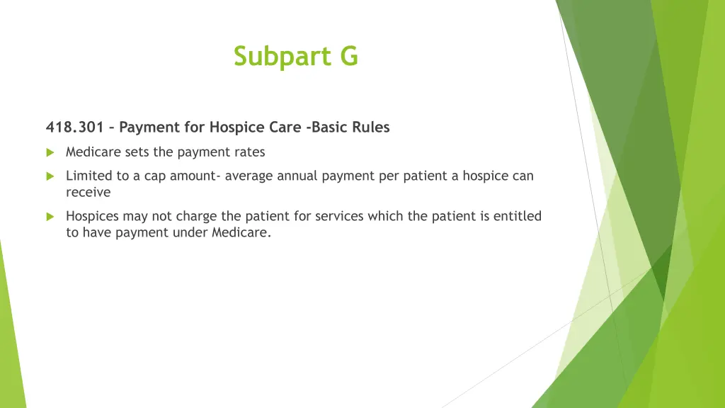 subpart g
