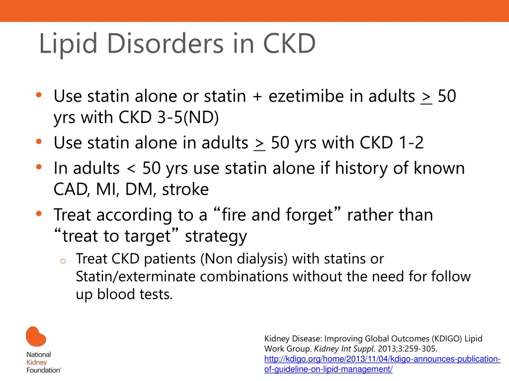 lipid disorders in ckd