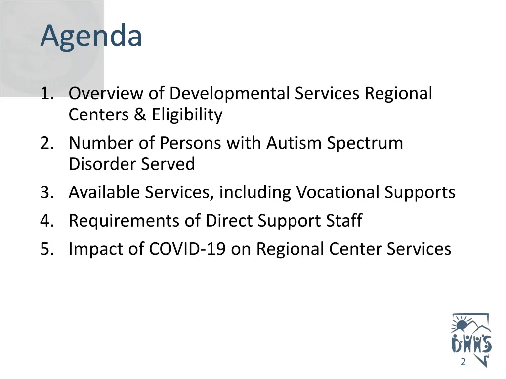 agenda agenda