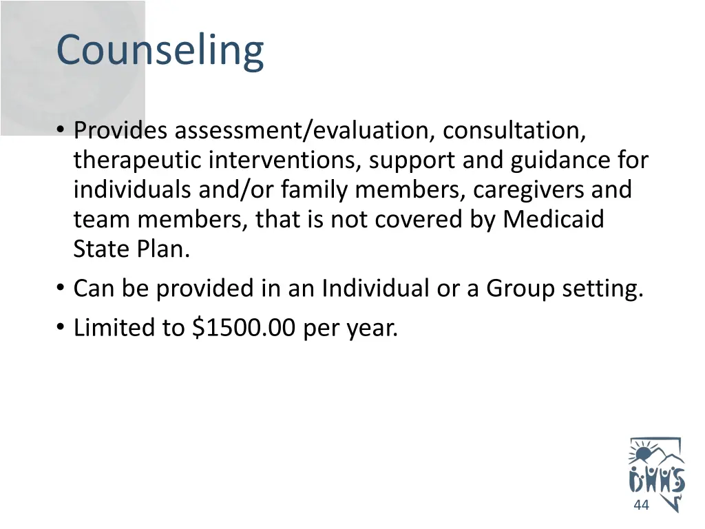 counseling