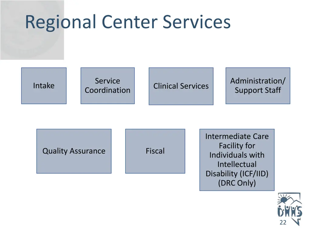 regional center services