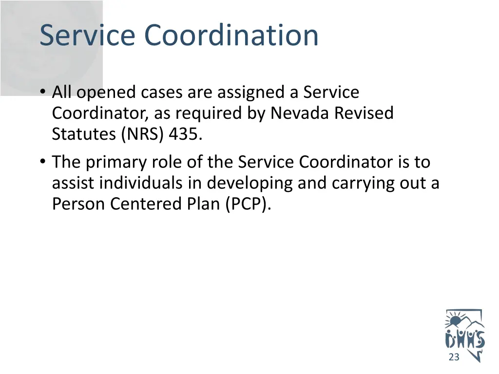 service coordination