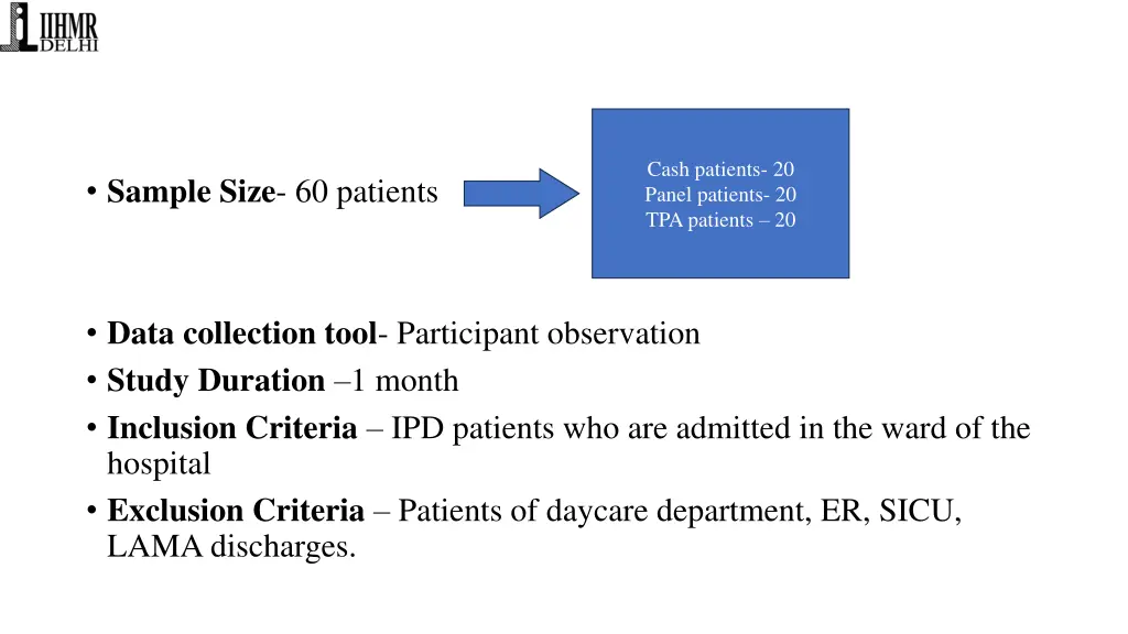 cash patients 20 panel patients 20 tpa patients 20