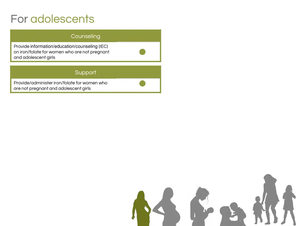 for adolescents