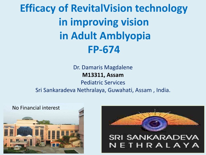 efficacy of revitalvision technology in improving