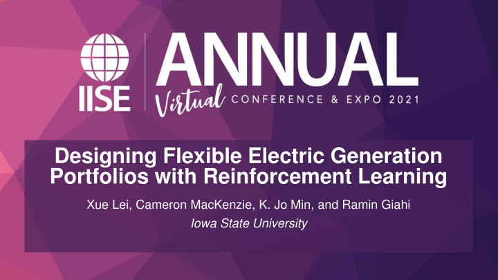designing flexible electric generation portfolios