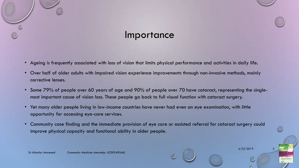 importance