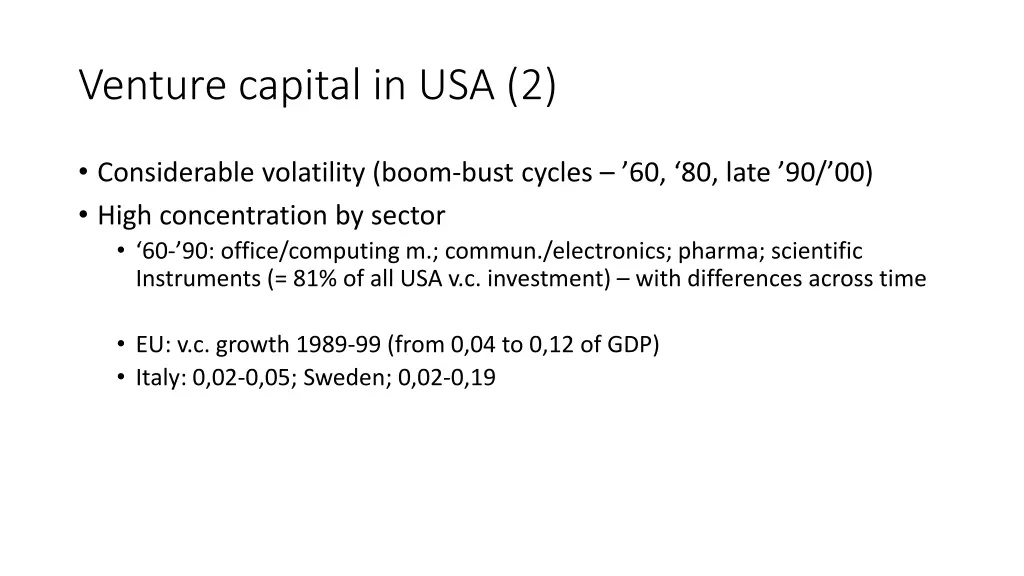 venture capital in usa 2