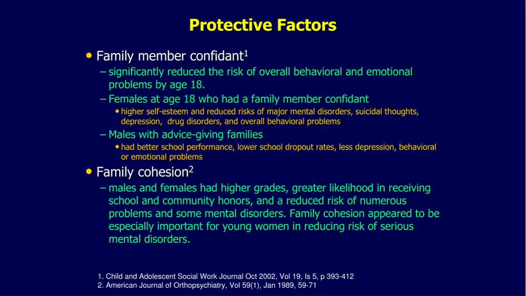 protective factors