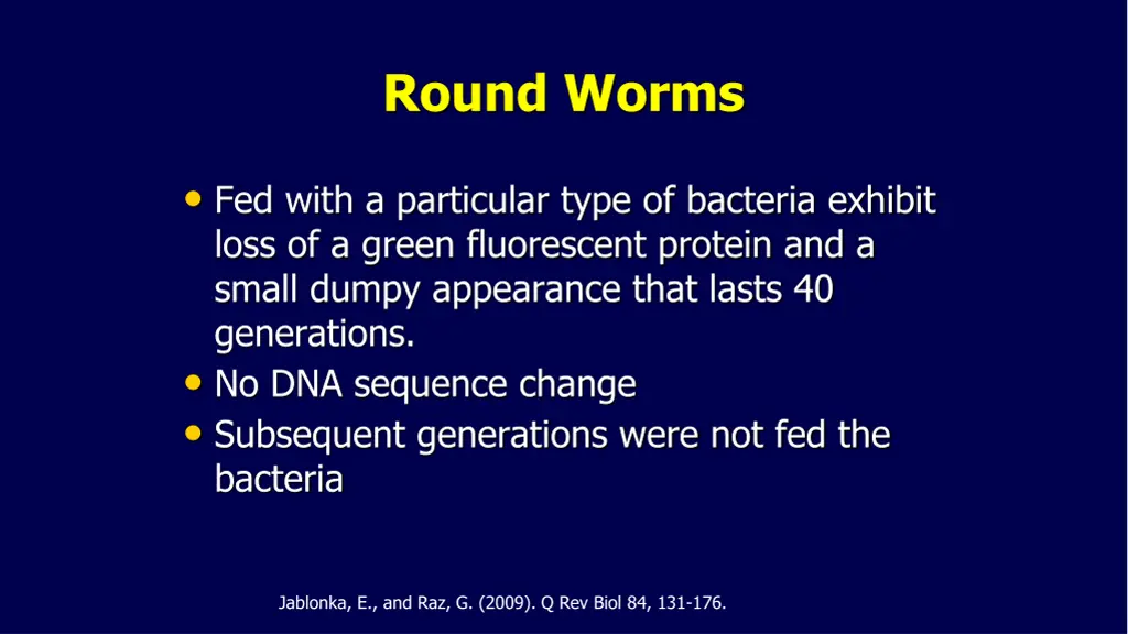 round worms