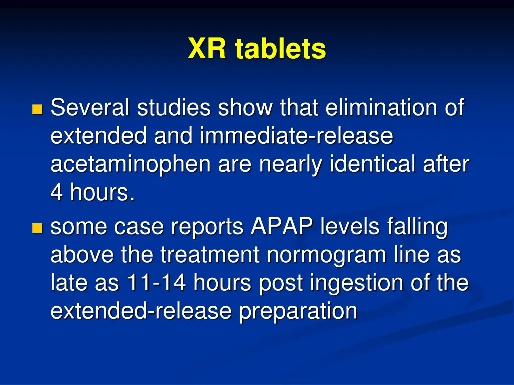 xr tablets