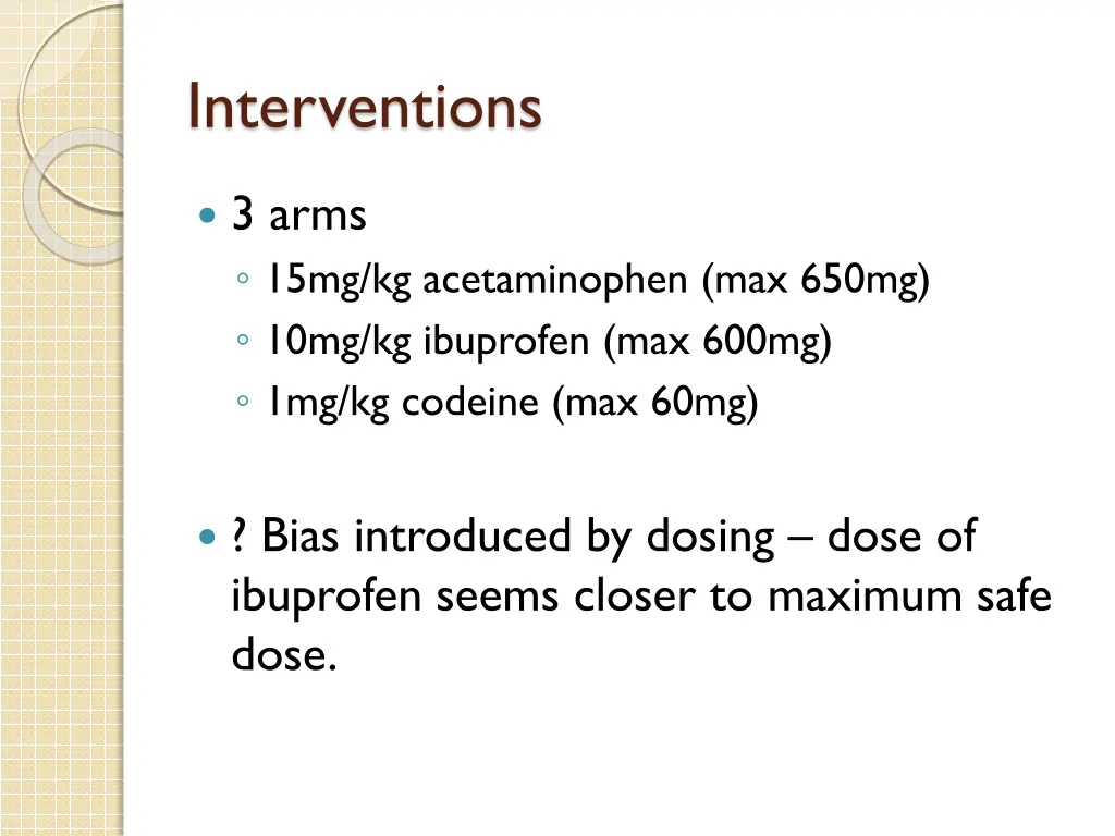 interventions