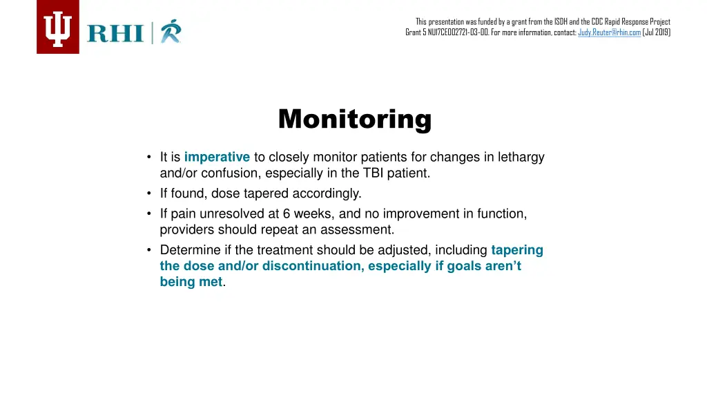 this presentation was funded by a grant from 11