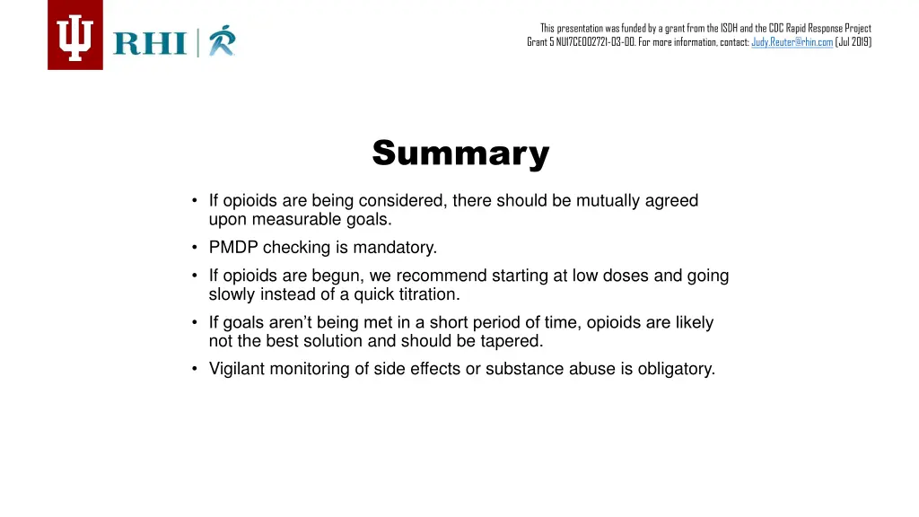 this presentation was funded by a grant from 20