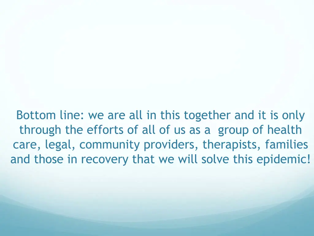 bottom line we are all in this together