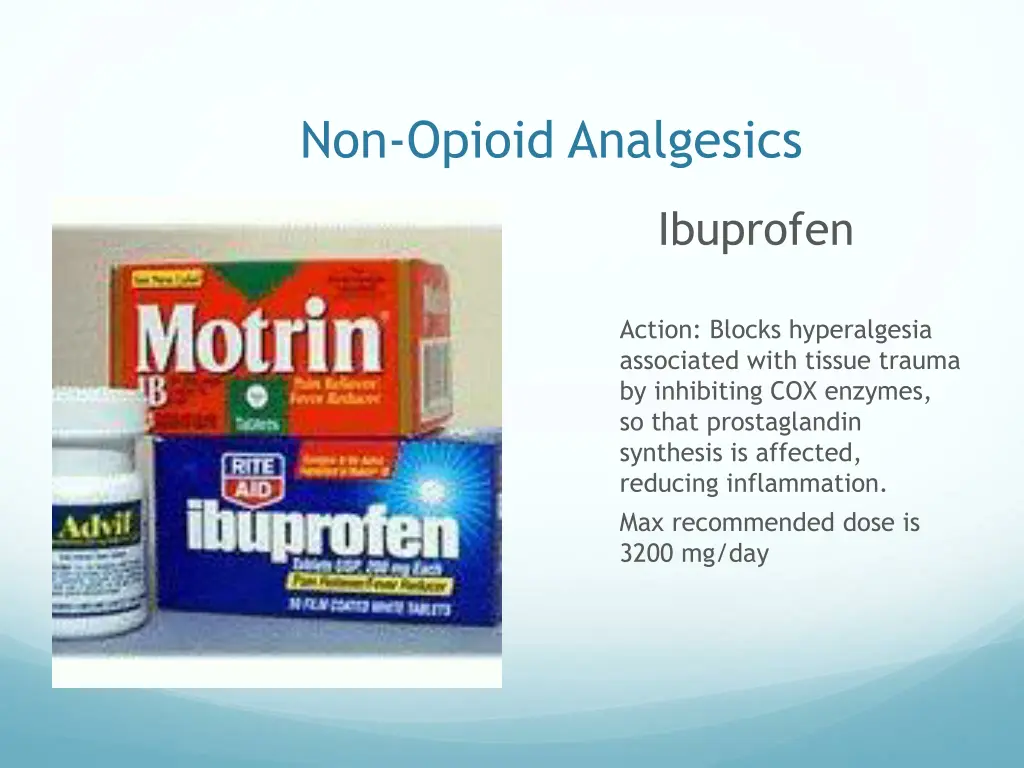 non opioid analgesics